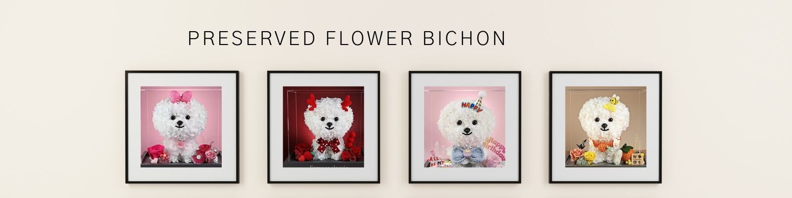 Preserved Flower Bichon Love Box