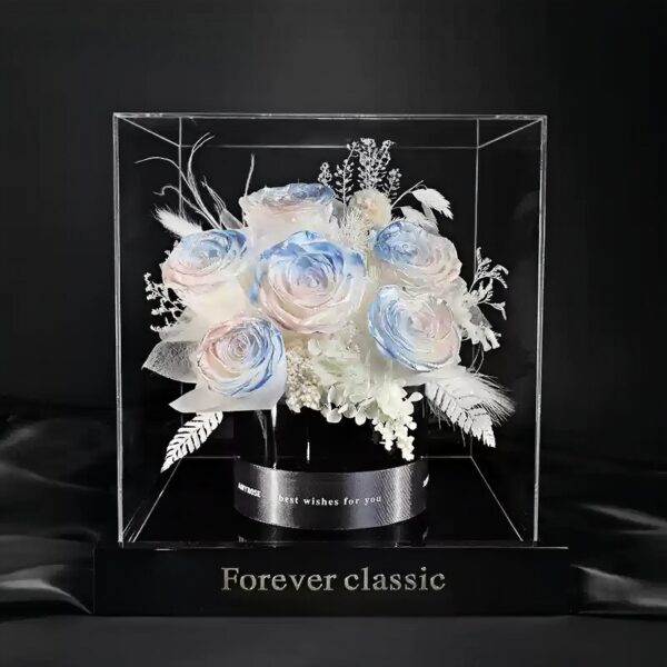 Eternal Embrace Preserved Flower Bouquet Soft Pastel